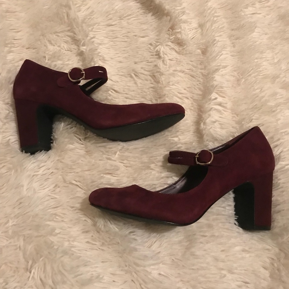Alfani Burgundy Heels